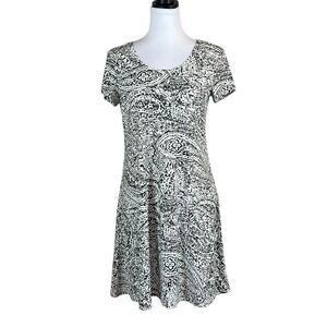 MSK Short Sleeve Shift Jersey Dress, Size S, NWT